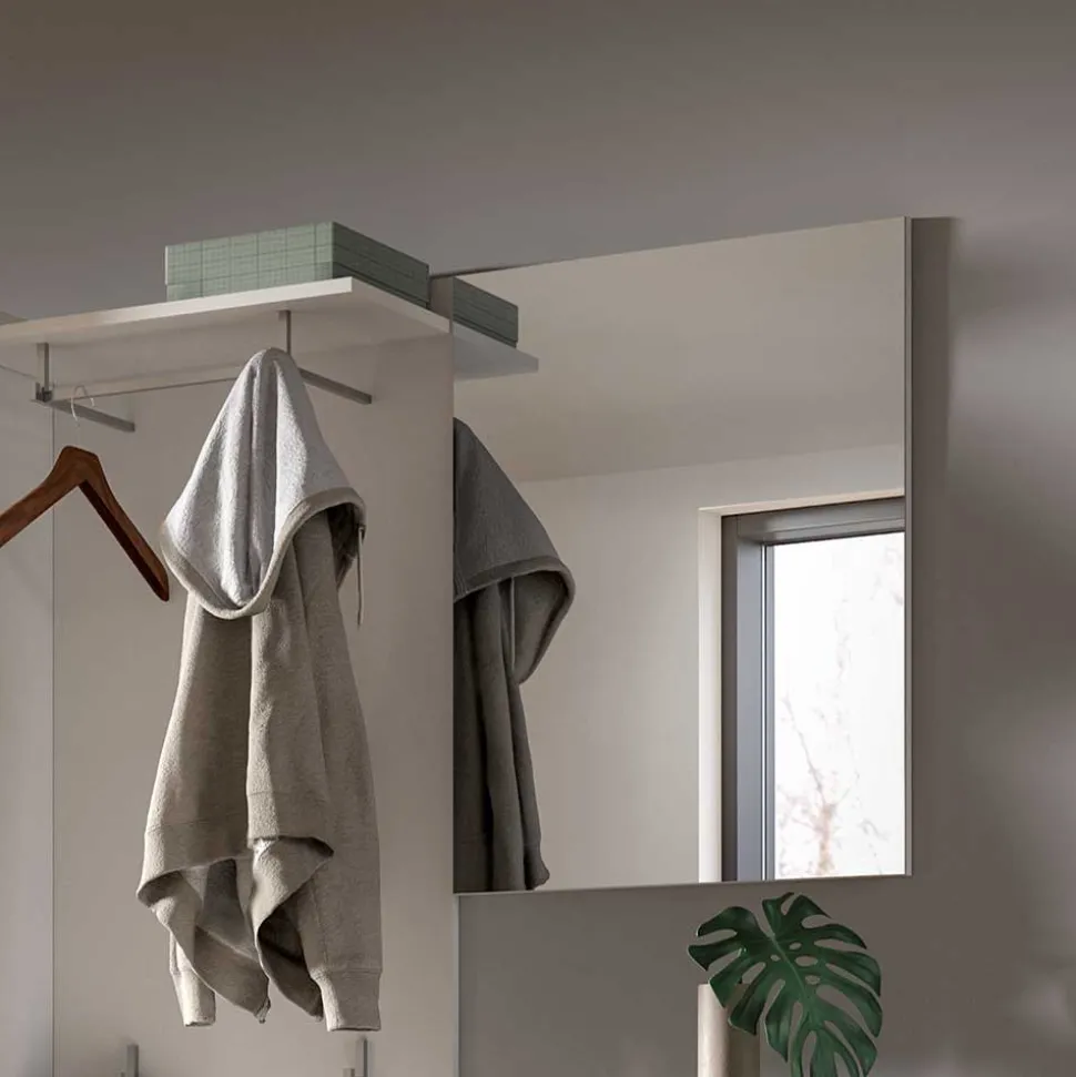 Modernes Garderobenmöbel in Weiß - Rugova (zweiteilig)