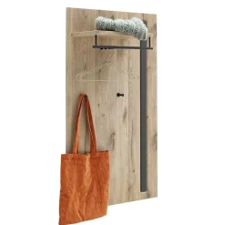 Modernes Garderobenpaneel mit Hutboden & Stange - Baiamare