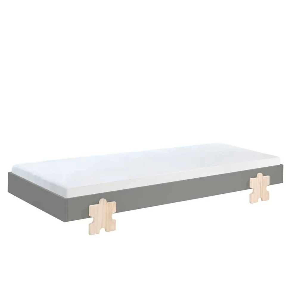 Modernes Kinderbett mit Füßen im Puzzle Design - Carisma