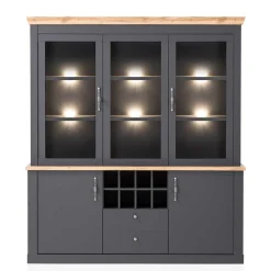 Modernes Landhaus Buffet in Anthrazit - Lionel