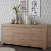 Modernes Sideboard in Holznachbildung Eiche - Karika I