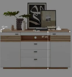 Modernes Sideboard mit 175 cm Breite - Niam