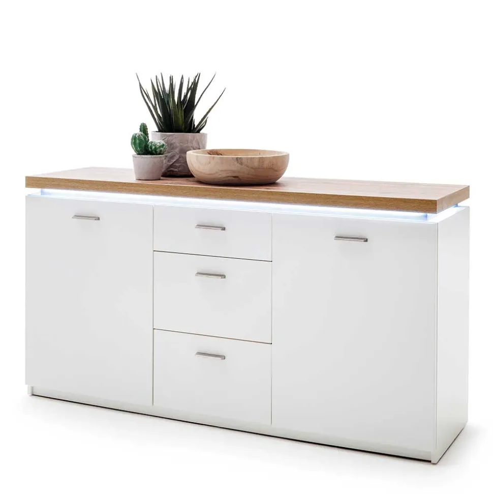Modernes Sideboard mit LED Beleuchtung - Nusenia
