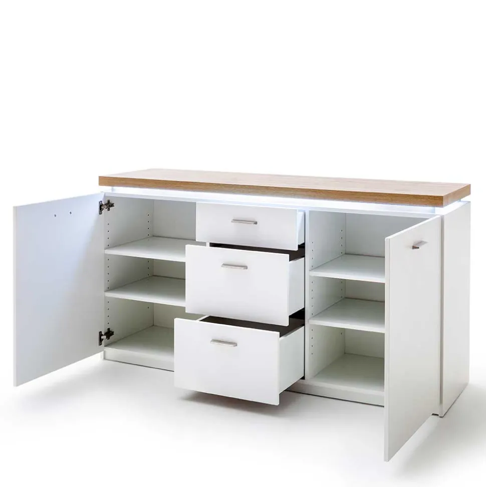 Modernes Sideboard mit LED Beleuchtung - Nusenia