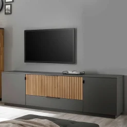 Modernes TV Board mit zwei Schubladen & Türen - Cruzca