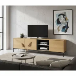 Modernes TV Lowboard in Eiche - Utperio