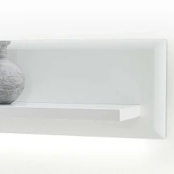 Modernes Wohnraum Hängeboard in Weiß - Hazime