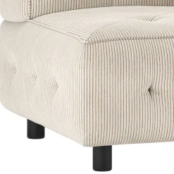 Modul Eckelement in Beige Cord - Gabor