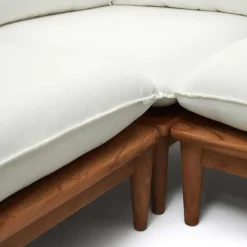 Modul Lounge aus Teak - Palm (sechsteilig)