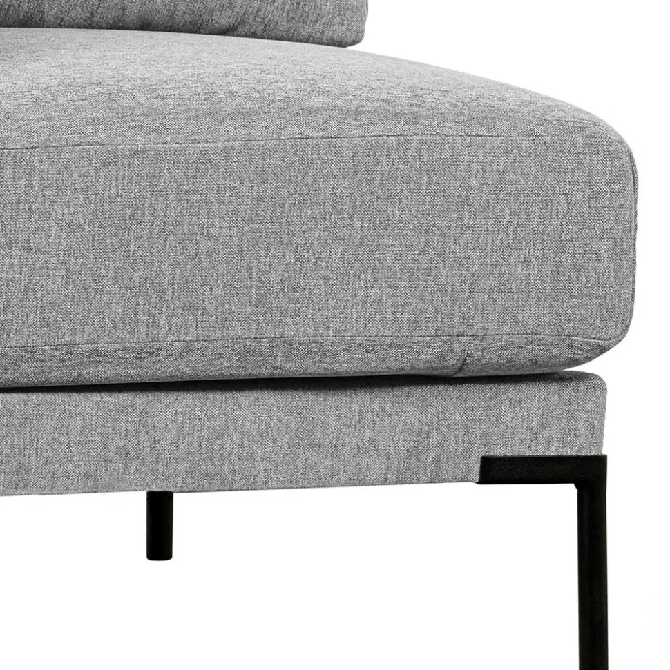 Modulares Sofa Eckelement in Hellgrau - Horedion