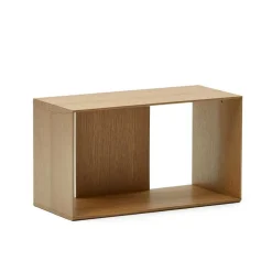 Modulares Standregal in Eiche Furnier - Hero (neunteilig)