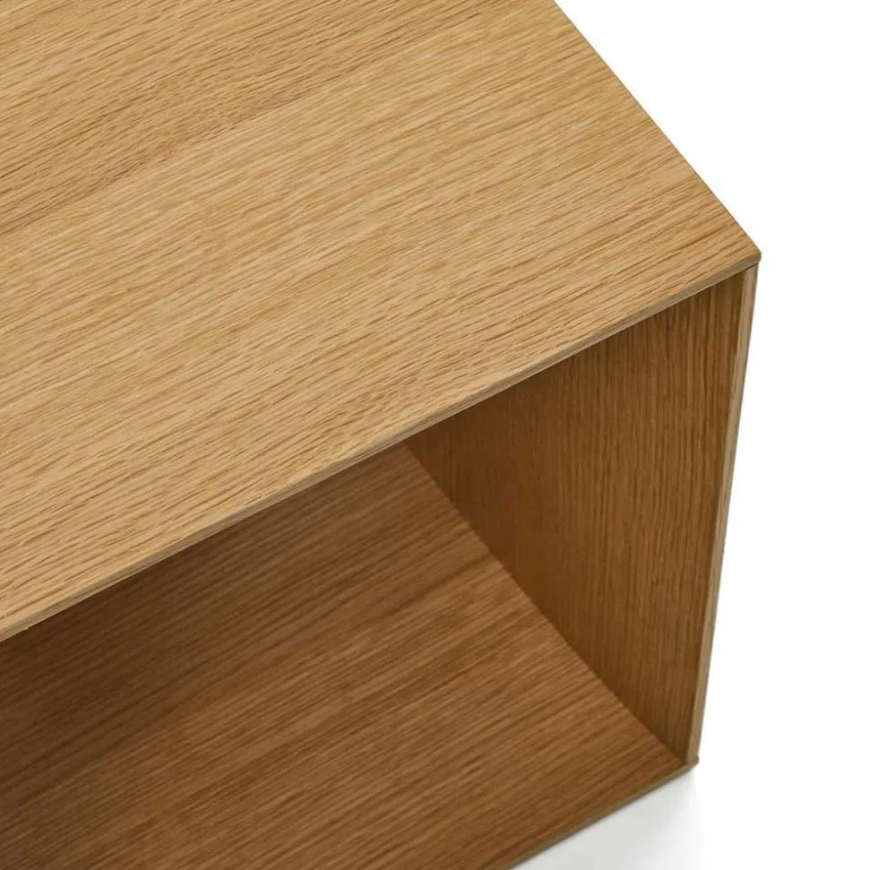 Modulares Standregal in Eiche Furnier - Hero (neunteilig)