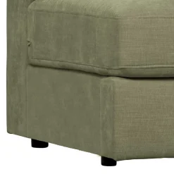 Modulcouch 2 Elemente Set in Graugrün - Perconia