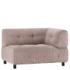 Modulcouch Eckelement in Mauve Cordbezug - Samorah