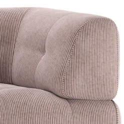 Modulcouch Eckelement in Mauve Cordbezug - Samorah