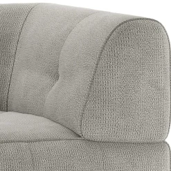 Modul-Polstercouch Eckelement in Graugrün - Aramato