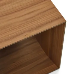 Modulregal in Nussbaum Furnier - Abelle (neunteilig)