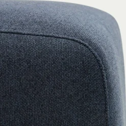 Modulsofa Hocker Randmodul in Dunkelblau - Fouzi