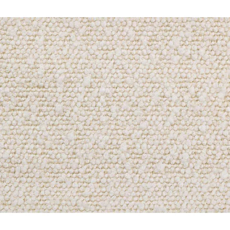 Muschel Designsessel in Creme Boucle - Ucera