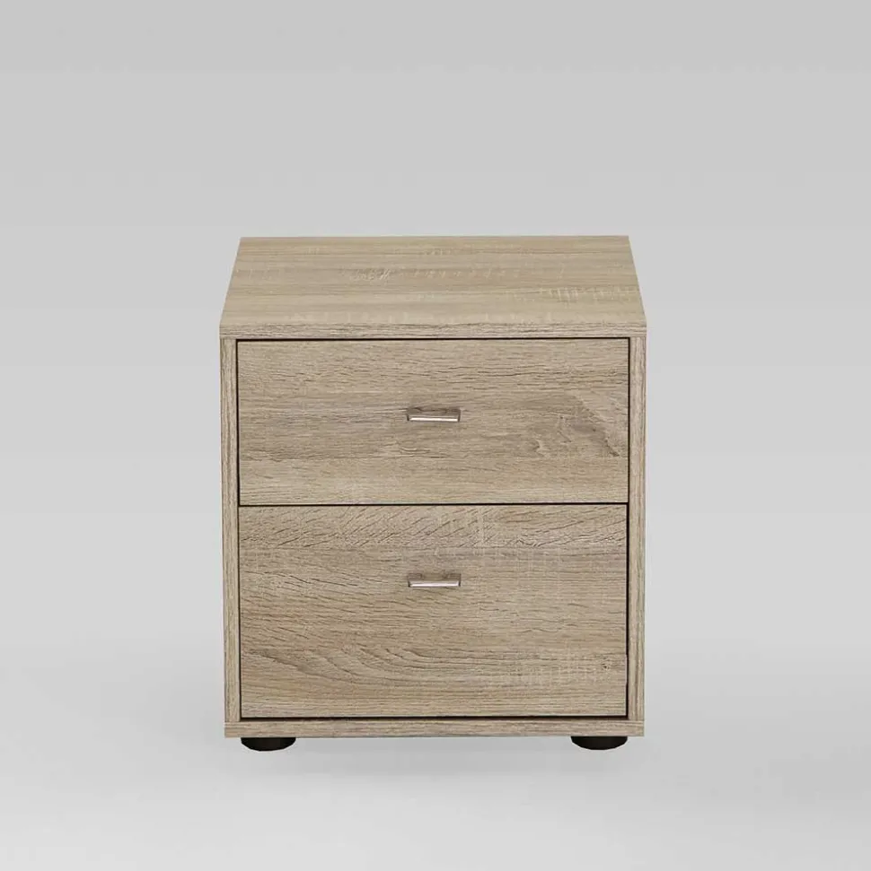 Nachtisch Kommode Melvue in Eiche Sägerau