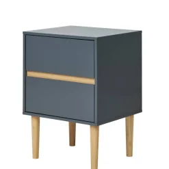 Nachtkommode in Dunkelgrau - Jayant