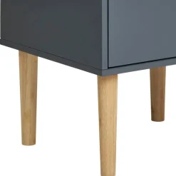 Nachtkommode in Dunkelgrau - Jayant