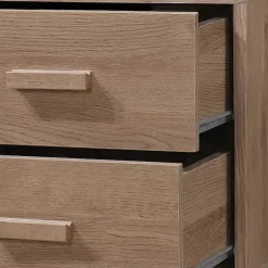 Nachtkommode in Holzoptik Eiche - Benns