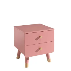 Nachtkommode in Rosa & Gold - Abelonia