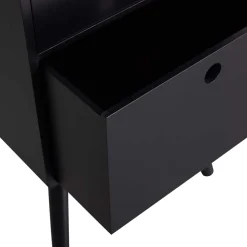 Nachtkommode in Schwarz - Borkata