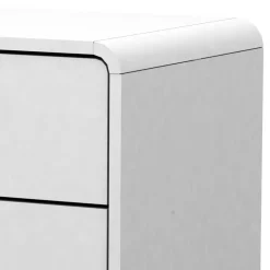 Nachtkommode in Weiß mit Eiche - Kolreva