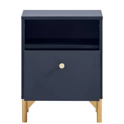 Nachtkommode mit Fach und Schublade - Inbano