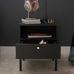 Nachtkommode mit Fach und Schublade - Groot