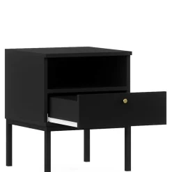 Nachtkommode mit Fach und Schublade - Groot