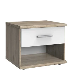 Nachtkommode mit Schublade und Fach - Abrud