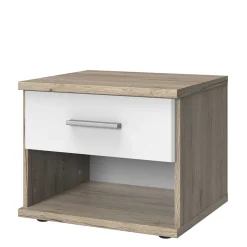 Nachtkommode mit Schublade und Fach - Abrud