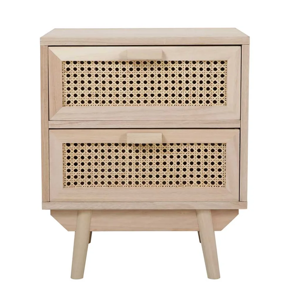 Nachtkommode mit Wiener Geflecht - Oncinasa