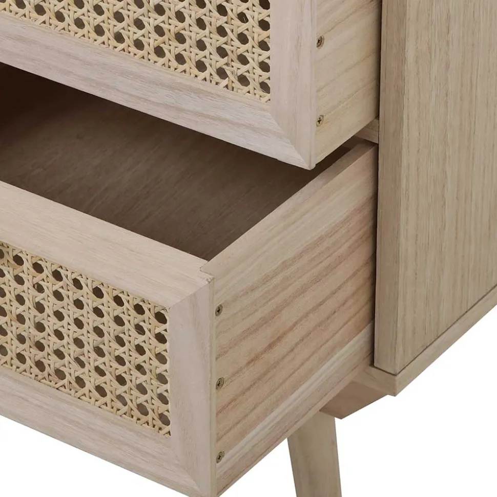 Nachtkommode mit Wiener Geflecht - Oncinasa