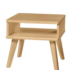 Nachtkonsole aus Holz Eiche hell - Ilatada