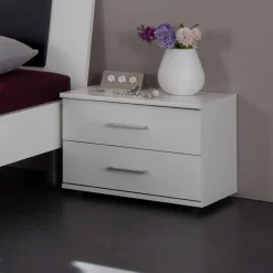 Nachtkonsole Flurina in Alpinweiß