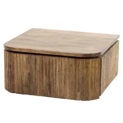 Nachtkonsole für die Wandmontage aus Massivholz - Izunamy