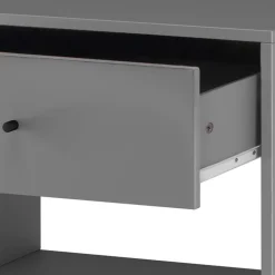 Nachtkonsole in Grau mit Schwarz - Lagista