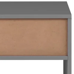 Nachtkonsole in Grau mit Schwarz - Lagista