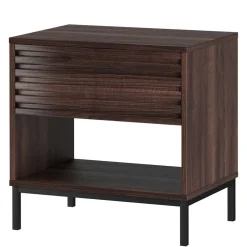 Nachtkonsole in Walnuss Holzoptik - Teleska