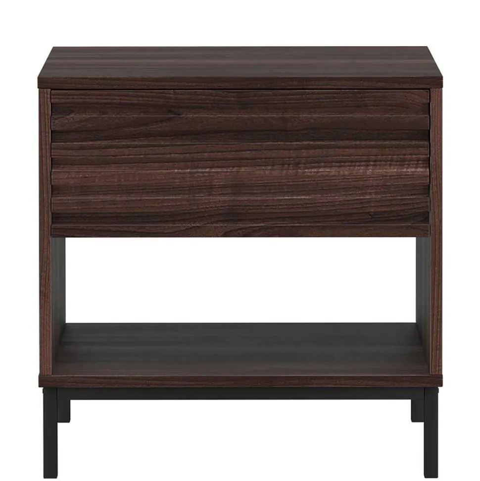 Nachtkonsole in Walnuss Holzoptik - Teleska