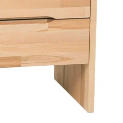 Nachtkonsole mit 2 Schubladen Bejaro aus massiver Kernbuche