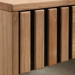 Nachtkonsole mit Schublade aus Wildeiche - Manarola