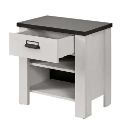 Nachtkonsole mit Schublade & zwei Fächern - Tramos