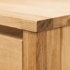 Nachtkonsole Nadalia aus Wildeiche Massivholz