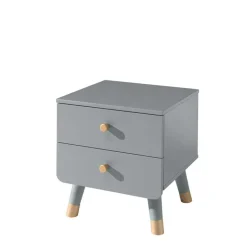 Nachtschrank mit Schubladen 44x46x40 cm - Miracella