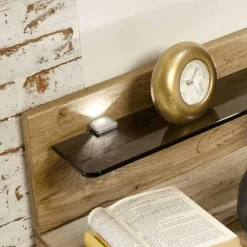 Nachtschrank Set Neriman in Creme und Eichefarben (2er Set)